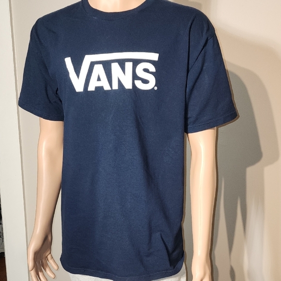 Vans Dark Blue Logo Tee - Picture 4 of 5